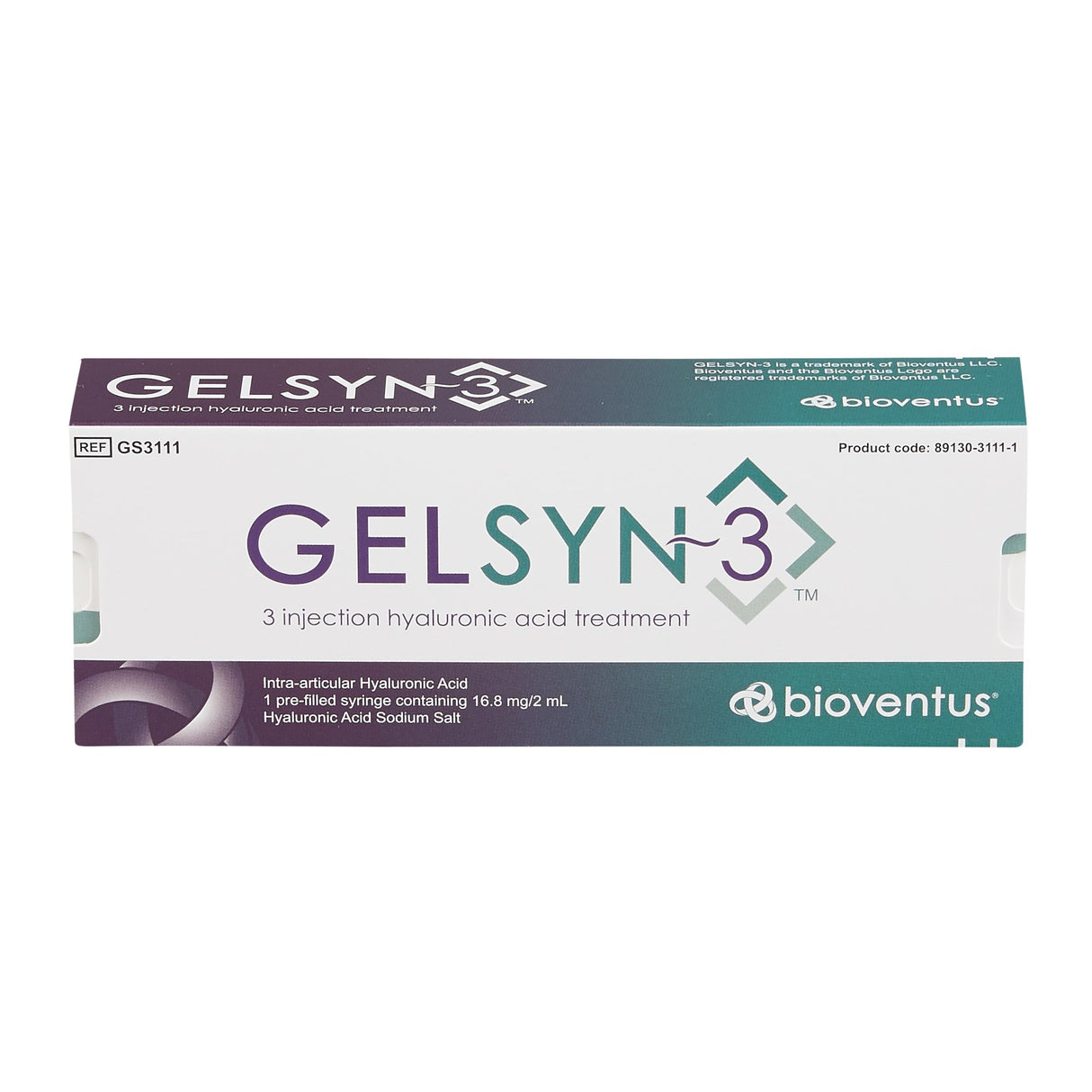 Gelsyn-3™ Sodium Hyaluronate 16.8 mg / 2 mL Injection 2 mL - BeHope
