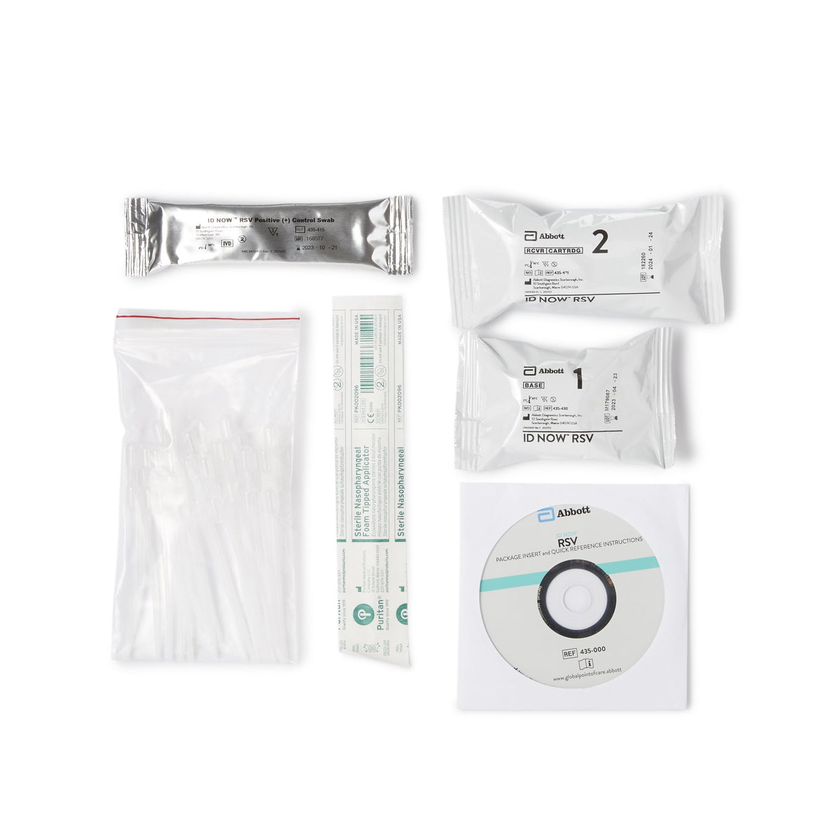Respiratory Test Kit ID NOW™ Respiratory Syncytial Virus Test (RSV) 24 Tests CLIA Waived - BeHope