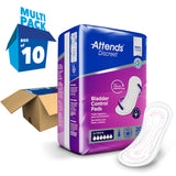 Bladder Control Pad Attends® Discreet 15 Inch Length Heavy Absorbency Polymer Core One Size Fits Most - BeHope