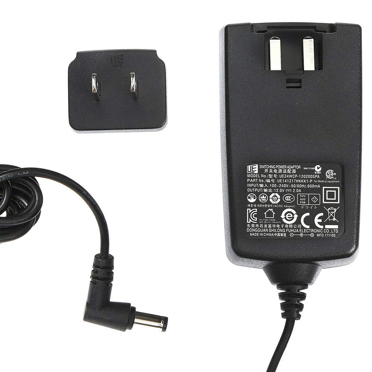 Breast Pump Power Cord SpeCtra® For Spectra S2, S1, S9 Plus Breast Pumps - BeHope