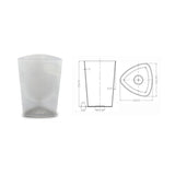 Oakridge Products Graduated Beaker Pathology Container with Frosted Panel - BeHope
