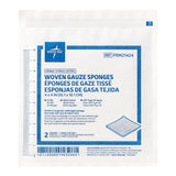 Gauze Sponge Medline Essentials 4 X 4 Inch 12-Ply Sterile 2 per Pack - BeHope