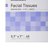 Facial Tissue McKesson 2-Ply Plain Embossed - BeHope