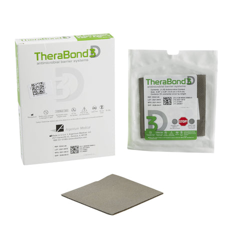 Silver Wound Contact Layer Dressing TheraBondÂ® 3D 4-1/2 X 4-1/4 Inch Square Sterile - BeHope