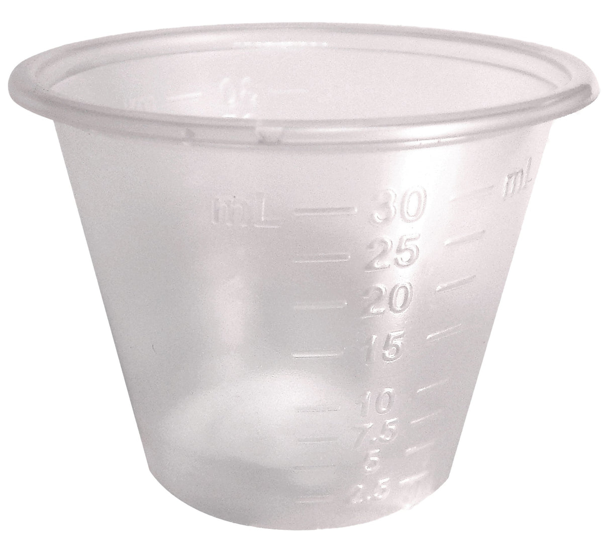 Medicine Cup Medegen 1 oz. Clear Plastic Disposable NonSterile - BeHope