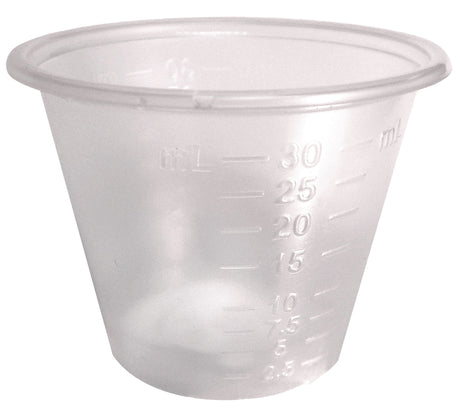 Medicine Cup Medegen Disposable Plastic Graduated for Accurate Dosing - BeHope