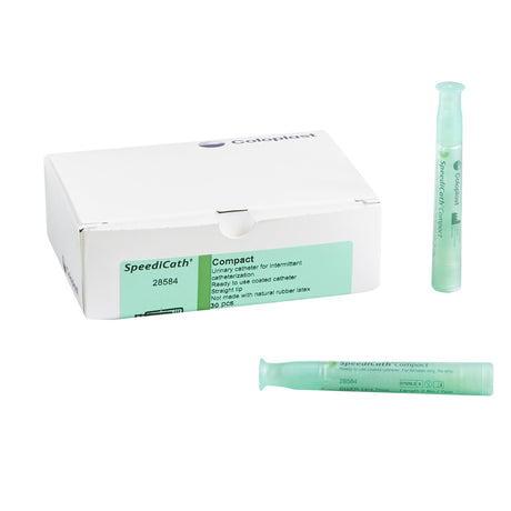 Urethral Catheter SpeediCath® Compact Straight Tip Hydrophilic Coated Polyurethane 14 Fr. 2-3/4 Inch - BeHope