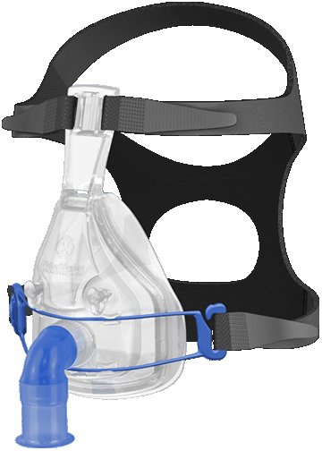 CPAP Mask Kit BPAP Mask Kit FreeMotion™ Full Face Style Small Cushion - BeHope