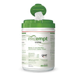 Surface Disinfectant Cleaner PREempt® Premoistened Cleanroom Manual Pull Wipe 160 Count Canister Unscented NonSterile - BeHope