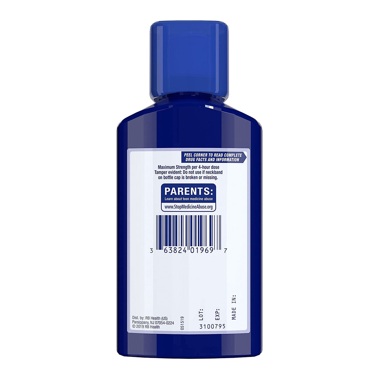 Cold and Cough Relief Mucinex® Fast-Max™ 20 mg - 400 mg - 10 mg / 5 mL Strength Liquid 6 oz. - BeHope