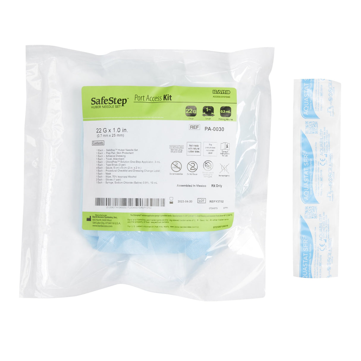 Port Access Kit SafeStep® 22 Gauge 1 Inch Without Port - BeHope