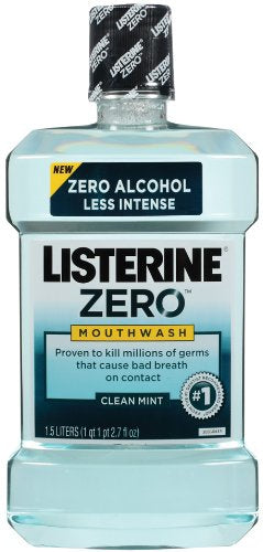 Mouthwash Listerine Zero® Alcohol Formula Kills Bad Breath Germs - BeHope