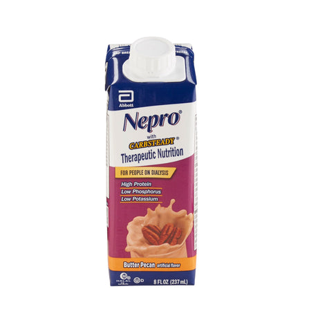 Oral Supplement Nepro® with Carbsteady® Butter Pecan Flavor Liquid 8 oz. Reclosable Carton - BeHope