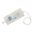 Urinary Drainage Bag Merit Drainage Depot™ 24 Inch Tubing 600 mL NonSterile Anti-Reflux Barrier - BeHope