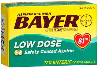 Bayer® Low Dose Aspirin Heart Attack Stroke Prevention Tablets - BeHope