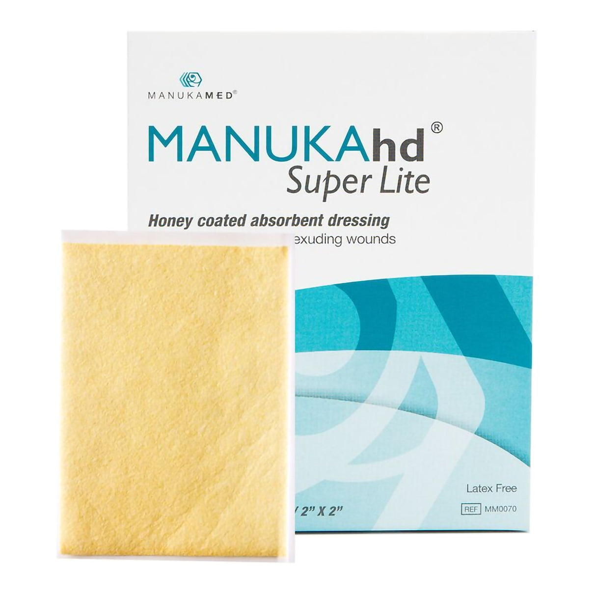 Honey Impregnated Wound Dressing MANUKAhdÂ® Super Lite Square 2 X 2 Inch Sterile - BeHope