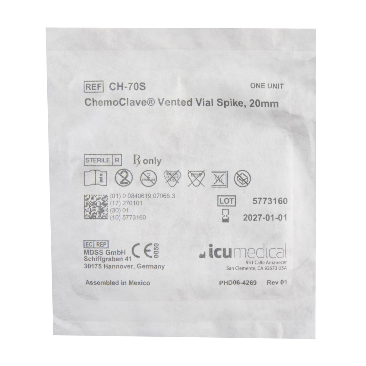 Vial Spike ChemoClave® - BeHope