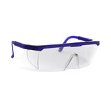 Eye Shield McKesson Side Shield Clear Tint Plastic Film Lens Blue / Clear Frame Over Ear One Size Fits Most - BeHope
