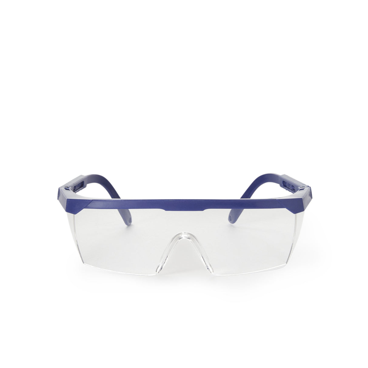 Eye Shield McKesson Side Shield Clear Tint Plastic Film Lens Blue / Clear Frame Over Ear One Size Fits Most - BeHope