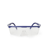 Eye Shield McKesson Side Shield Clear Tint Plastic Film Lens Blue / Clear Frame Over Ear One Size Fits Most - BeHope