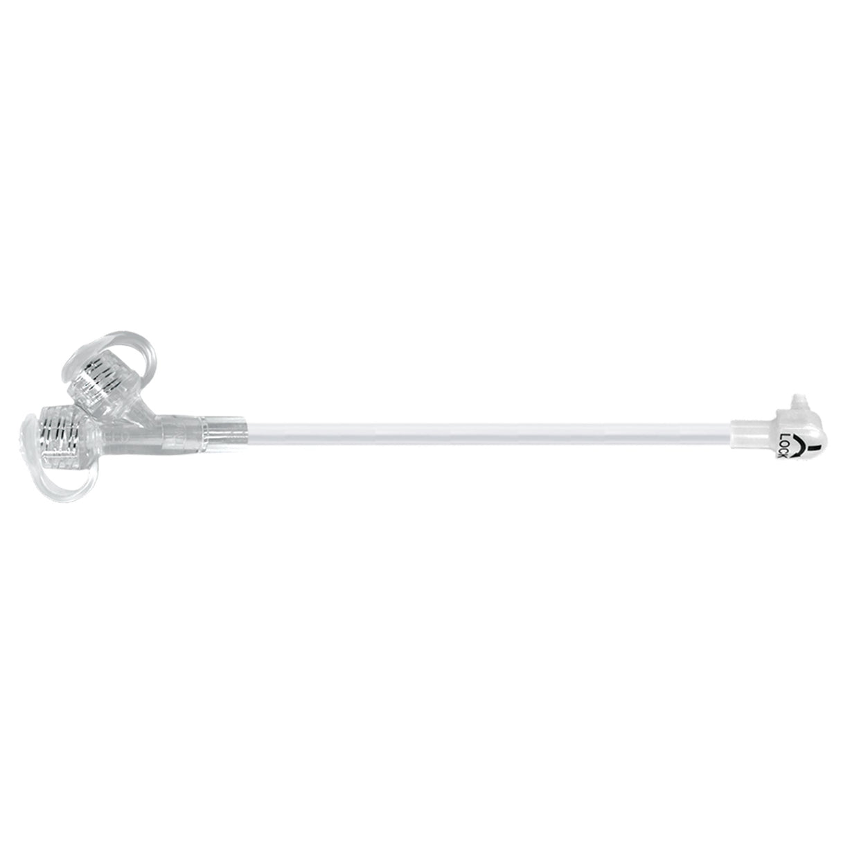 Right Angle Connector with Male ENFit® and TRN203 G-JET® 12 Inch - BeHope