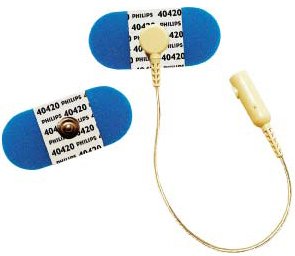 Ecg Resting Electrode Philips™ Snap Connector Foam Backing for Adults - BeHope