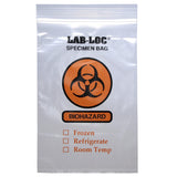 Specimen Transport Bag with Document Pouch Lab-Loc® 6 X 9 Inch Zip Closure Biohazard Symbol / Storage Instructions NonSterile - BeHope