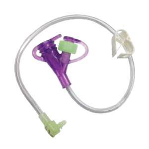 Gastric Extension Set with Purple Hybrid Y-Port G-JET® 12 Inch - BeHope