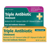 First Aid Antibiotic Bacitracin / Neomycin / Polymyxin B Ointment 1 oz. Tube - BeHope