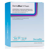 Silver Foam Dressing DermaBlue+â„¢ Foam 8 X 16 Inch Rectangle Sterile - BeHope