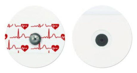 ECG Monitoring Electrodes Snap Connector Foam Backing Adult Non-radiolucent - BeHope