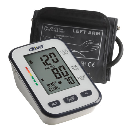 Home Automatic Digital Blood Pressure Monitor Drive™ Medium Cuff Nylon Cuff 22 - 36 cm Desk Model - BeHope