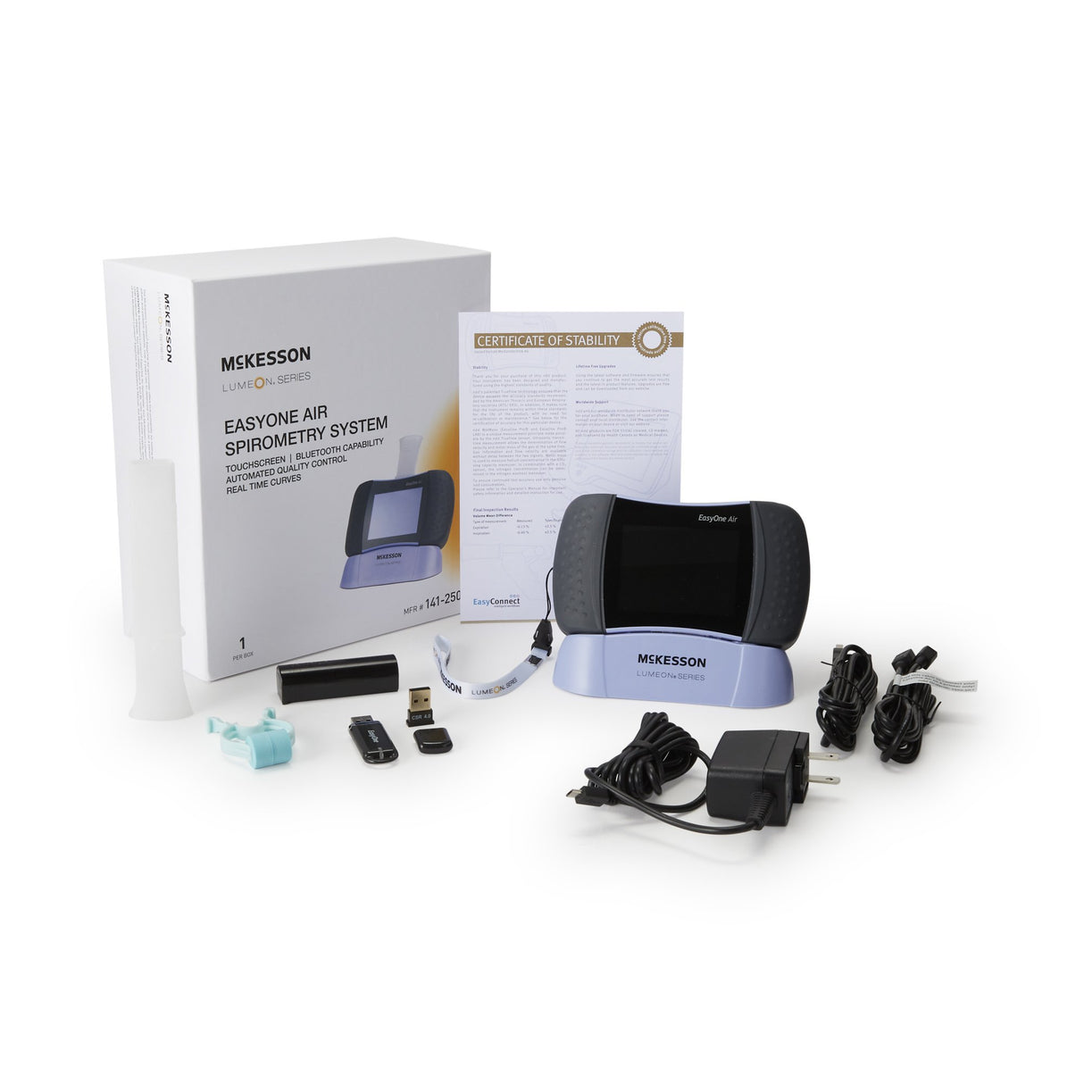 Mckesson Lumeon™ Easyone Air Portable Point of Care Spirometer System - BeHope