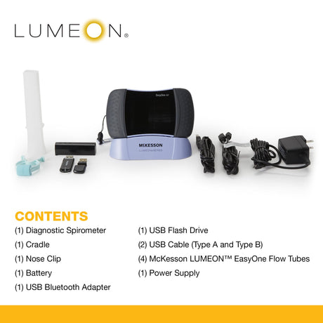 Mckesson Lumeon™ Easyone Air Portable Point of Care Spirometer System - BeHope
