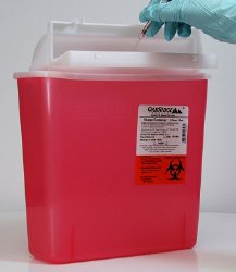 Sharps Container Oakridge™ M Style Horizontal Entry Translucent Base - BeHope