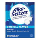 Pain Reliever / Fever Reducer Alka-Seltzer® 325 mg Strength Aspirin Effervescent Tablet 36 per Box - BeHope