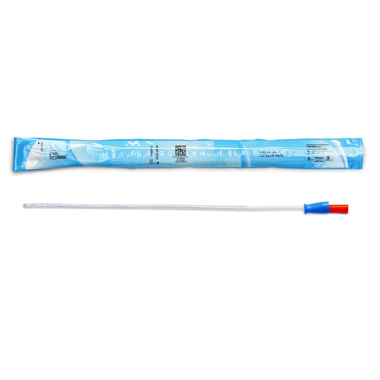 Urethral Catheter Cure Ultra® Straight Tip Lubricated Pvc - BeHope