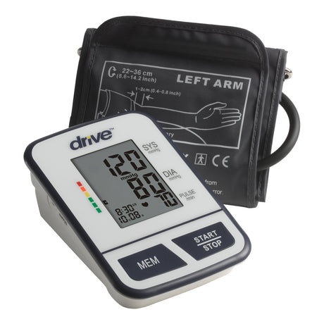 Home Automatic Digital Blood Pressure Monitor Drive™ Medium Cuff Nylon Cuff 22 - 36 cm Desk Model - BeHope