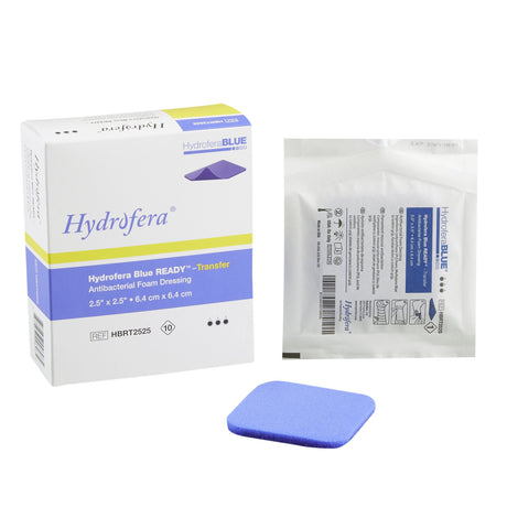 Antibacterial Foam Dressing Hydrofera Blue® Ready-transfer Nonadhesive for Exudate Management - BeHope