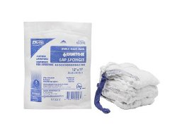 Surgical Laparotomy Sponge X-Ray Detectable Cotton 18 X 18 Inch 5 Count Pack NonSterile - BeHope