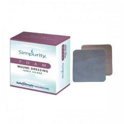Silver Foam Dressing Simpurityâ„¢ 2 X 2 Inch Square Sterile - BeHope
