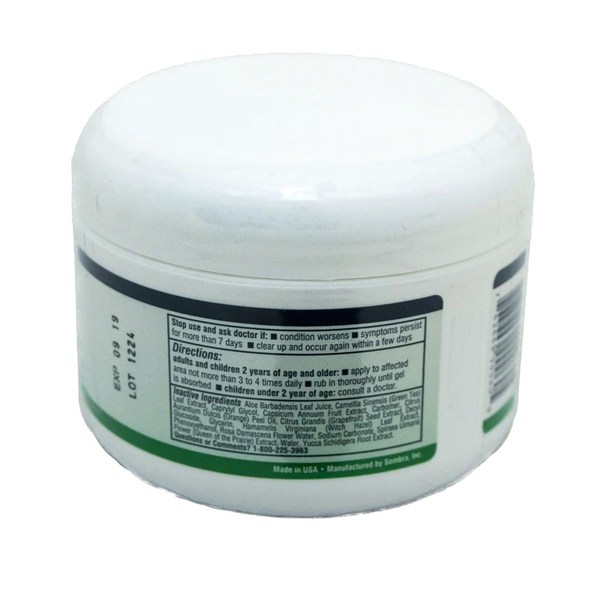 Warm Therapy Pain Relief Sombra® Camphor / Menthol / Capsaicin Topical Gel 8 oz. - BeHope