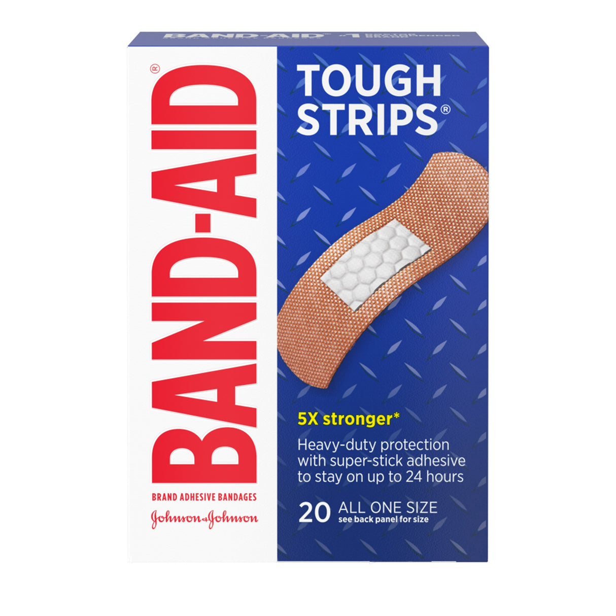 Adhesive Strip Band-AidÂ® Tough Stripsâ„¢ Fabric Tan 1 X 3-1/4 Inch Sterile - BeHope