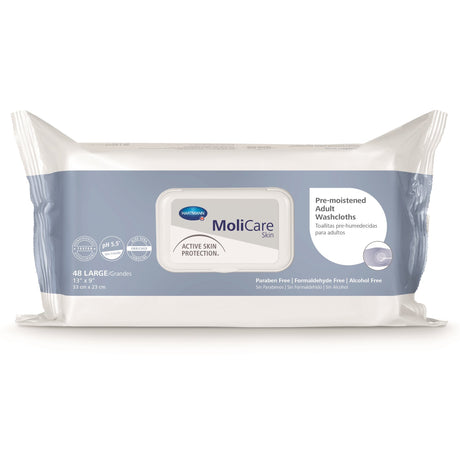 Molicare® Personal Cleansing Wipes Hypoallergenic Alcohol-Free Skin pH Balanced - BeHope