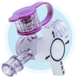 Closed Enteral Tube Valve ENFit® Lopez Valve® NonSterile, Tethered Cap - BeHope