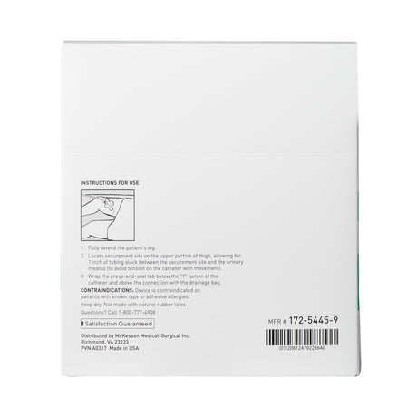 Catheter Stabilization Device McKesson NonSterile, 2.5 Inch Tab - BeHope