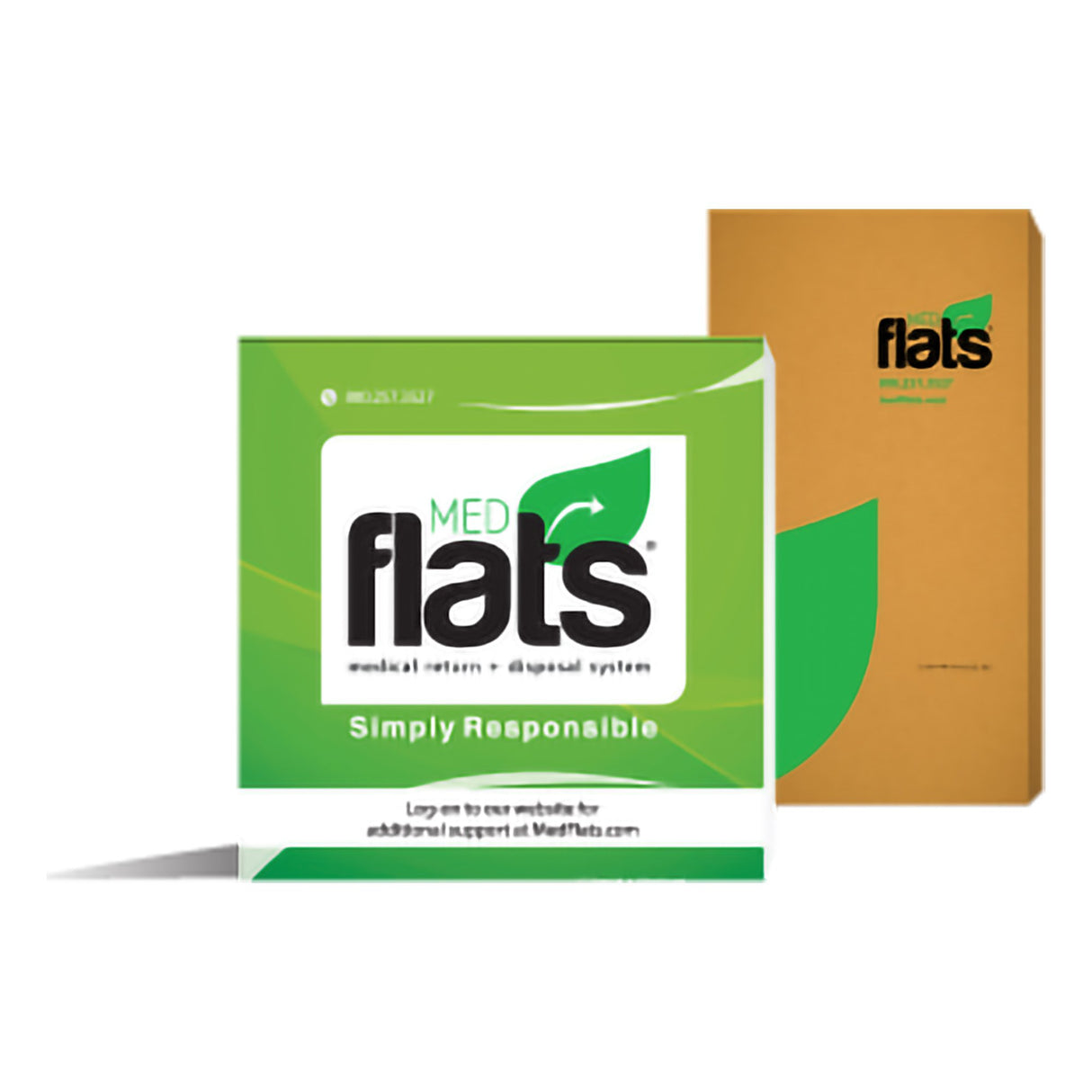 Pharmaceutical Disposal System MedFlats® 9 X 6 X 3.5 Inch - BeHope