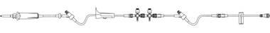 Primary IV Administration Set Caresite® Gravity Without Filter Anesthesia High Flow Stopcocks - BeHope
