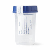 Specimen Container for Pneumatic Tube Systems Click-N-Close 120 mL (4 oz.) Screw Cap Patient Information Sterile Fluid Path - BeHope