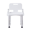 Bath Bench McKesson Removable Arms Plastic Frame Removable Backrest 21-1/4 Inch Seat Width 350 lbs. Weight Capacity - BeHope